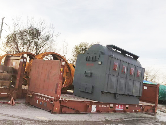 双锅筒纵置式链条炉排